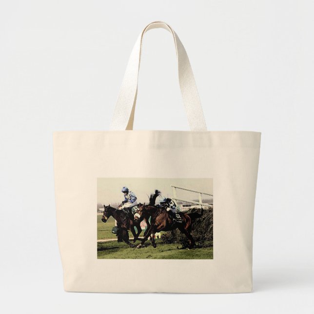 Grand Tote Bag Course à cheval (Devant)