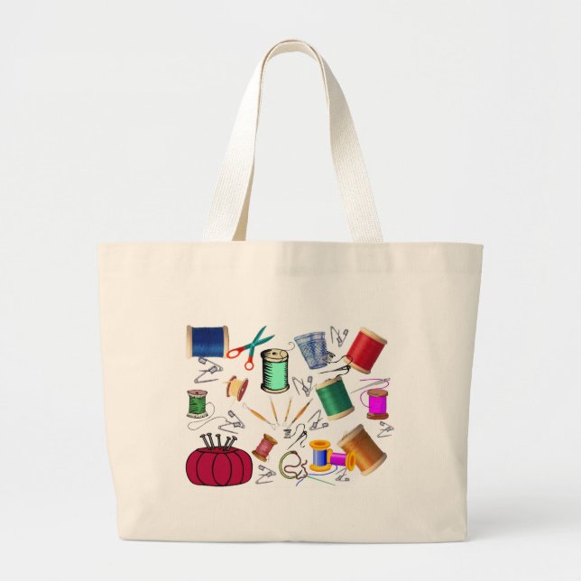 Grand Tote Bag Cousez ce qui (Devant)