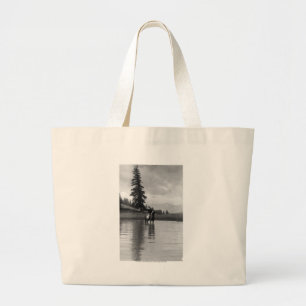 Grand Tote Bag Cowboy dans un étang