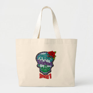 Grand Tote Bag Crâne assez mauvais de sucre