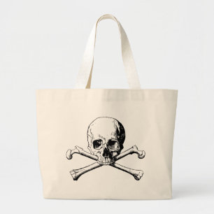 Grand Tote Bag Crâne croisé