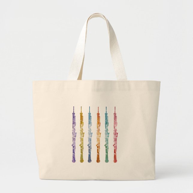 Grand Tote Bag Crayons de hautbois (Devant)