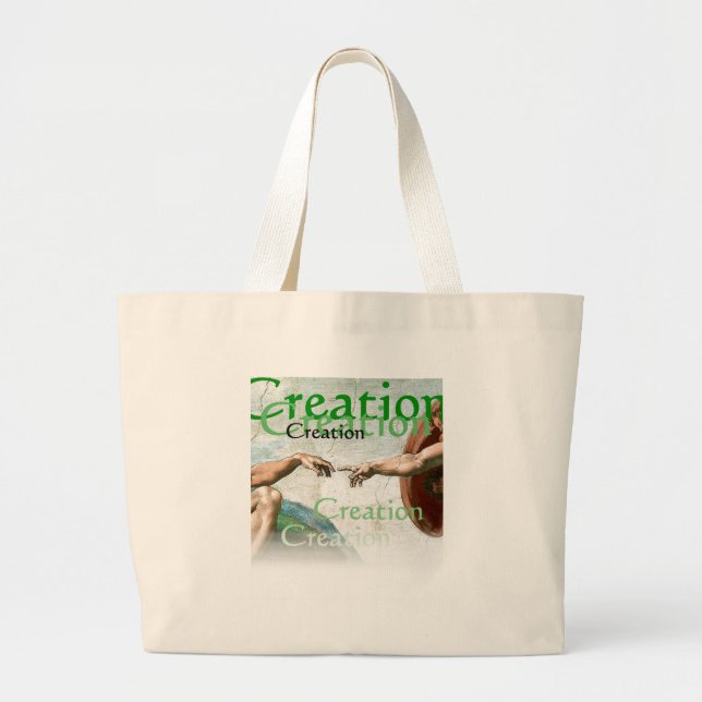 Grand Tote Bag Création d'Adam (Devant)