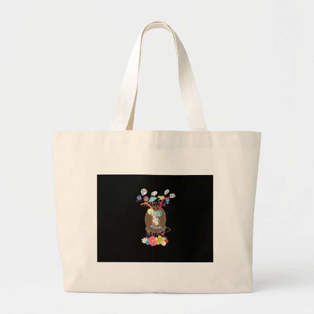 Grand Tote Bag Créez vos propres idées de fête d'été Plage (Devant)