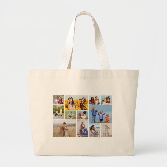 Grand Tote Bag Créez votre propre collection photo 12 (Devant)