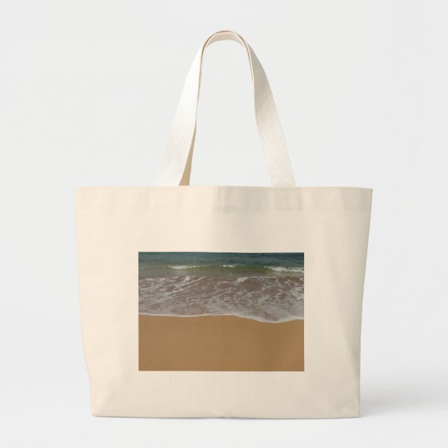 Grand Tote Bag Créez votre propre thème de plage (Devant)