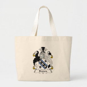 Grand Tote Bag Crête Brown de famille