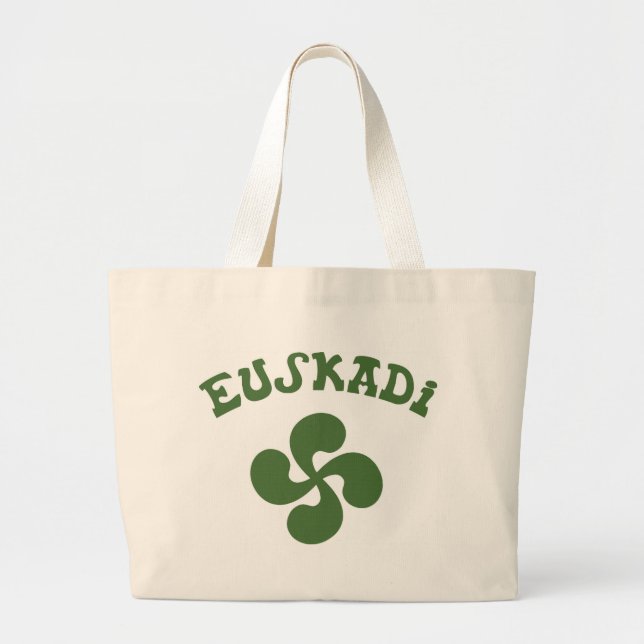 Grand Tote Bag Croix Basque Euskadi (Devant)