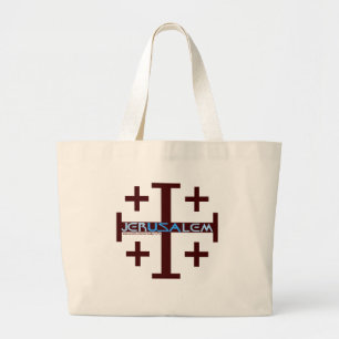 Grand Tote Bag Croix de Jérusalem