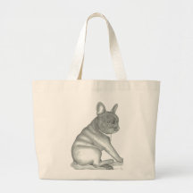 Croquis fourre-tout de bouledogue français