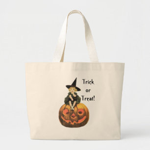 Grand Tote Bag Cru Halloween de femme de Witchy