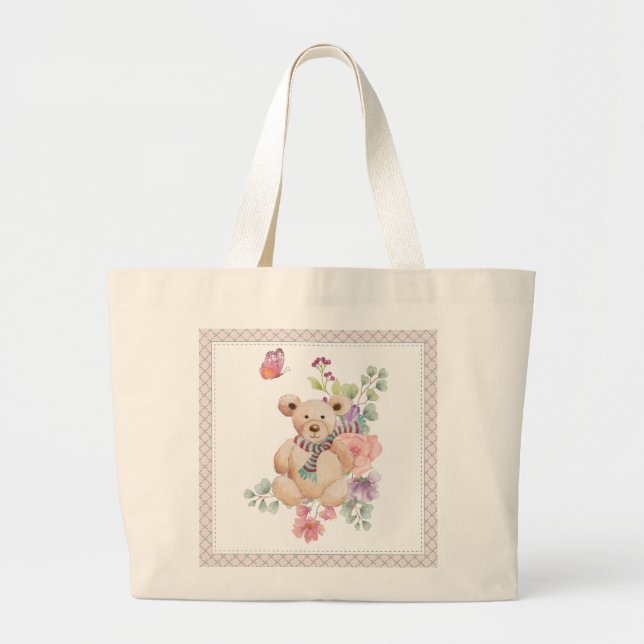 Grand Tote Bag Cuddly teddy (Devant)