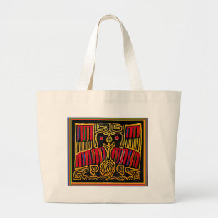 Grand Tote Bag Cuna Indian Mola Duck Design