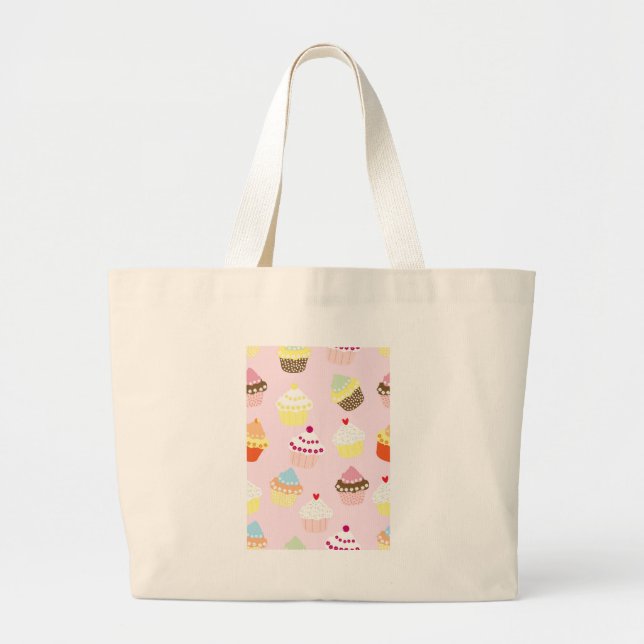 Grand Tote Bag Cupcakes (Devant)