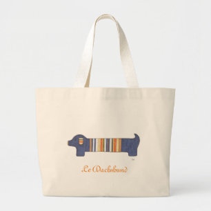 Grand Tote Bag Cute Fourre-tout - Le Dachshund