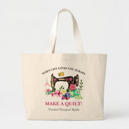 Grand Tote Bag Cute Quilters Custom