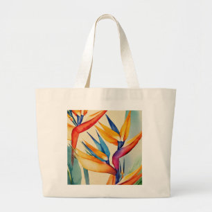 Grand Tote Bag Dahlia Rose Pâle Fleurie 'Bloom & Grow' Esthétique