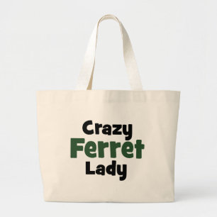 Grand Tote Bag Dame Crazy Ferret