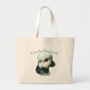 Grand Tote Bag Dandie Dinmont Terrier Papa 2