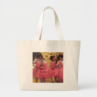 Grand Tote Bag Danseurs dans le rose