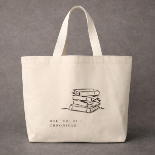 Grand Tote Bag Dark Academia – Art du livre Cadeau pour introve