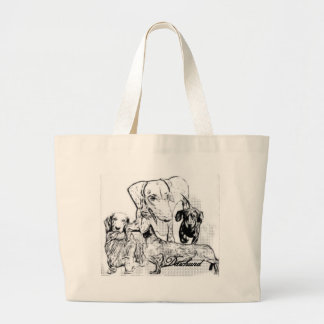Grand Tote Bag Daschund