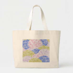 Grand Tote Bag De Beaux Champs D'Hydrangée