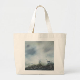 Grand Tote Bag Découverte une clairière dans le capitaine de