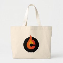 Grand Tote Bag DÉFI DE L'ÉGLISE Flamme orange