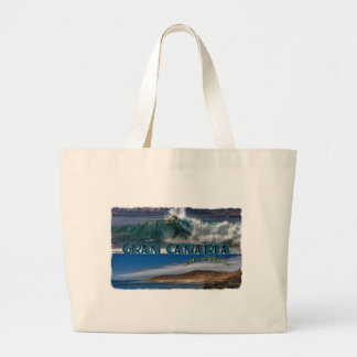Grand Tote Bag Défi de surf de Canaria de mamie