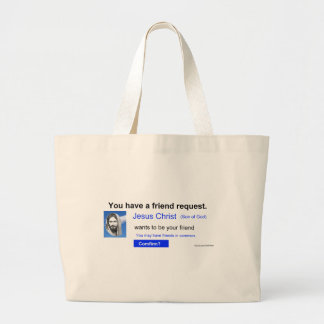 Grand Tote Bag Demande d'ami