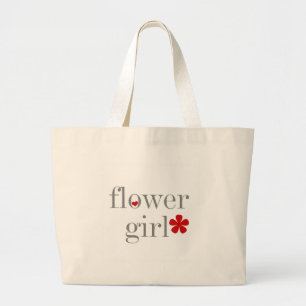 Grand Tote Bag Demoiselle de honneur grise des textes