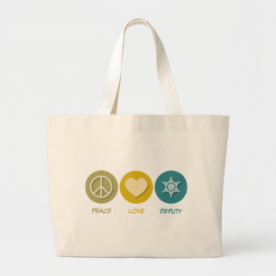 Grand Tote Bag Député d'amour de paix