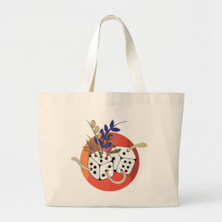 Grand Tote Bag Dés dans un univers parallèle