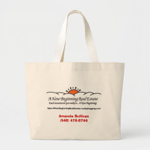 Grand Tote Bag Des immobiliers Fourre-tout de nouveau début