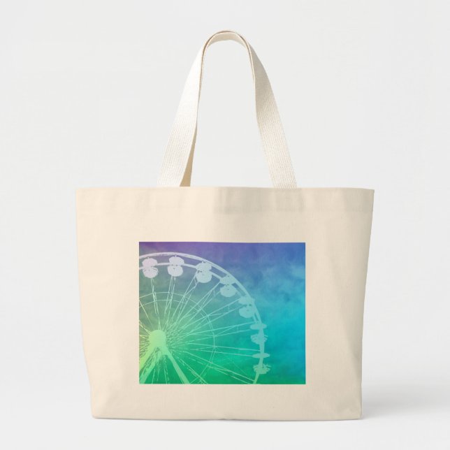 Grand Tote Bag Design du Carnaval (Devant)
