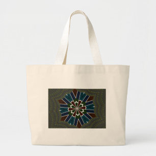 Grand Tote Bag Design inspiré de Sari avec détails complexes