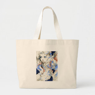 Grand Tote Bag Dessin Seraph Enk Pen