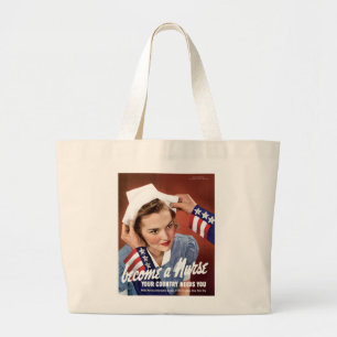 Grand Tote Bag Devenez Infirmière