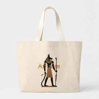 Grand Tote Bag Dieu égyptien antique Anubis
