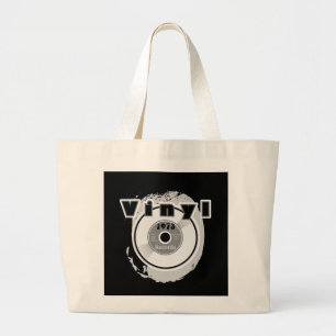 Grand Tote Bag Disque 1973 du VINYLE 45 t/mn