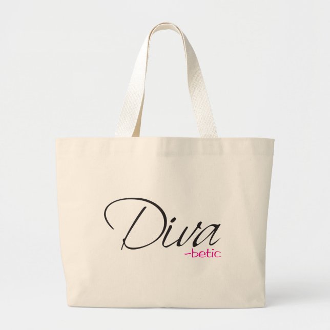Grand Tote Bag Diva-betique (Devant)