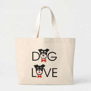 Grand Tote Bag Dog Love