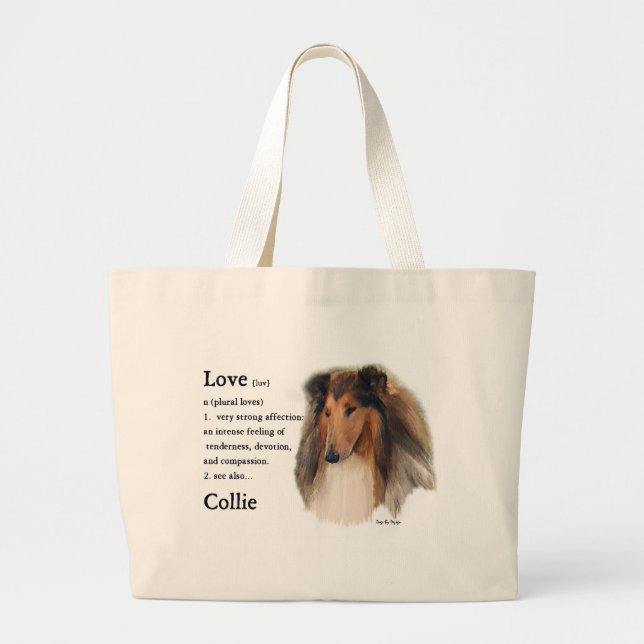 Grand Tote Bag Don Rough Collie (Devant)