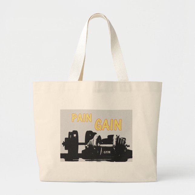 Grand Tote Bag Douleur et gain (Devant)