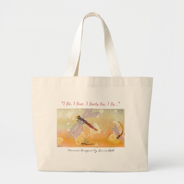 Grand Tote Bag "Dragons communs" fourre-tout (Devant)