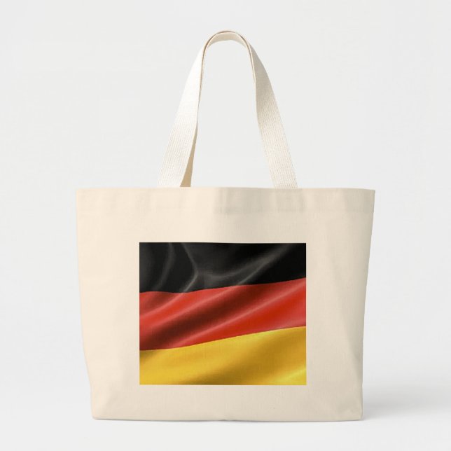 Grand Tote Bag Drapeau allemand (Devant)