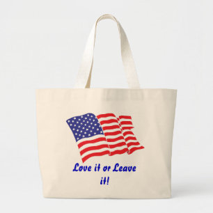 Grand Tote Bag Drapeau américain/États-Unis
