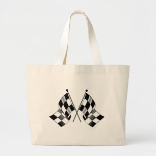 Grand Tote Bag drapeau checkered
