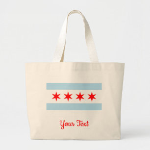 Grand Tote Bag Drapeau de Chicago, Illinois